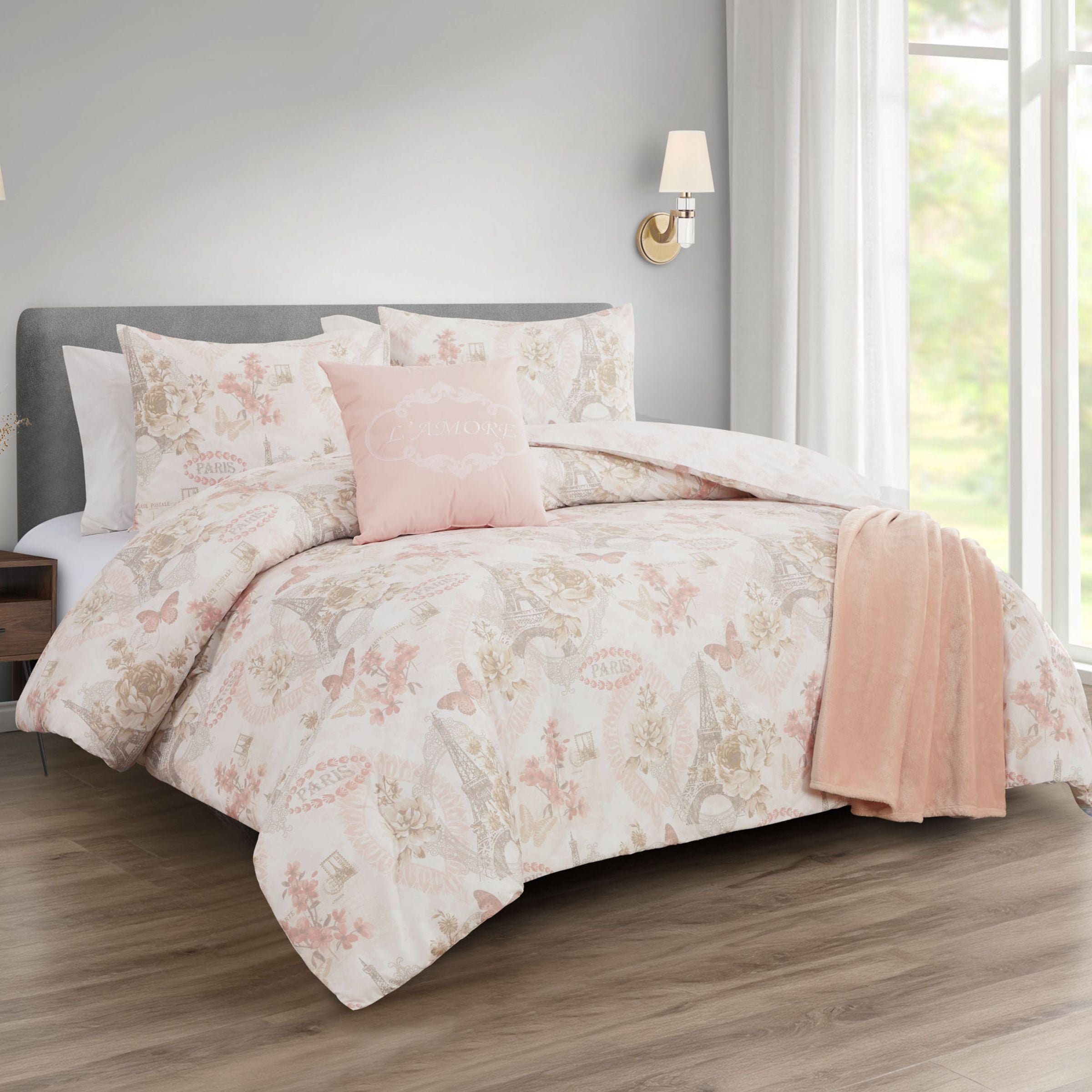 Le Beau Paris 5pc Comforter Set