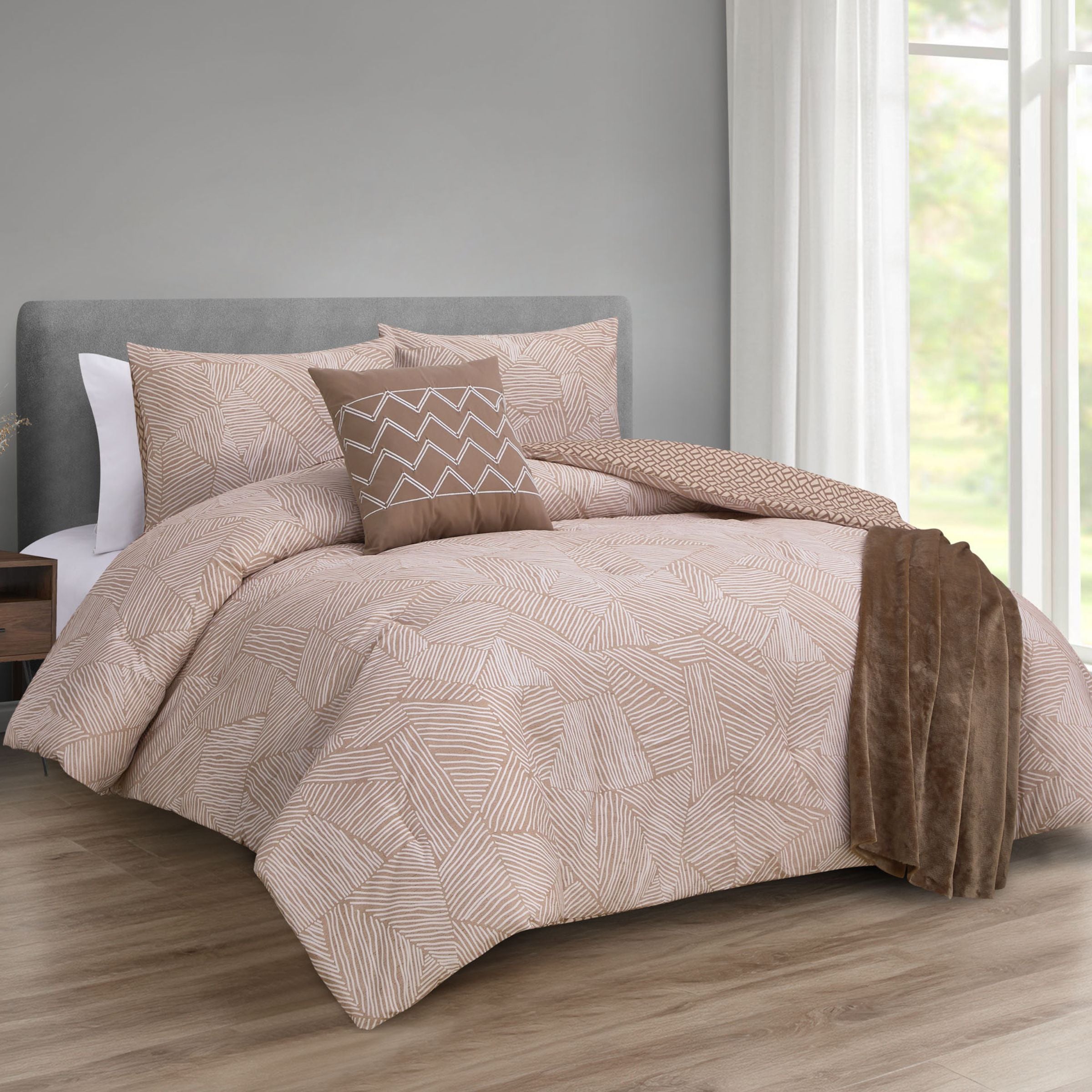 Geo Harmony 5pc Comforter Set