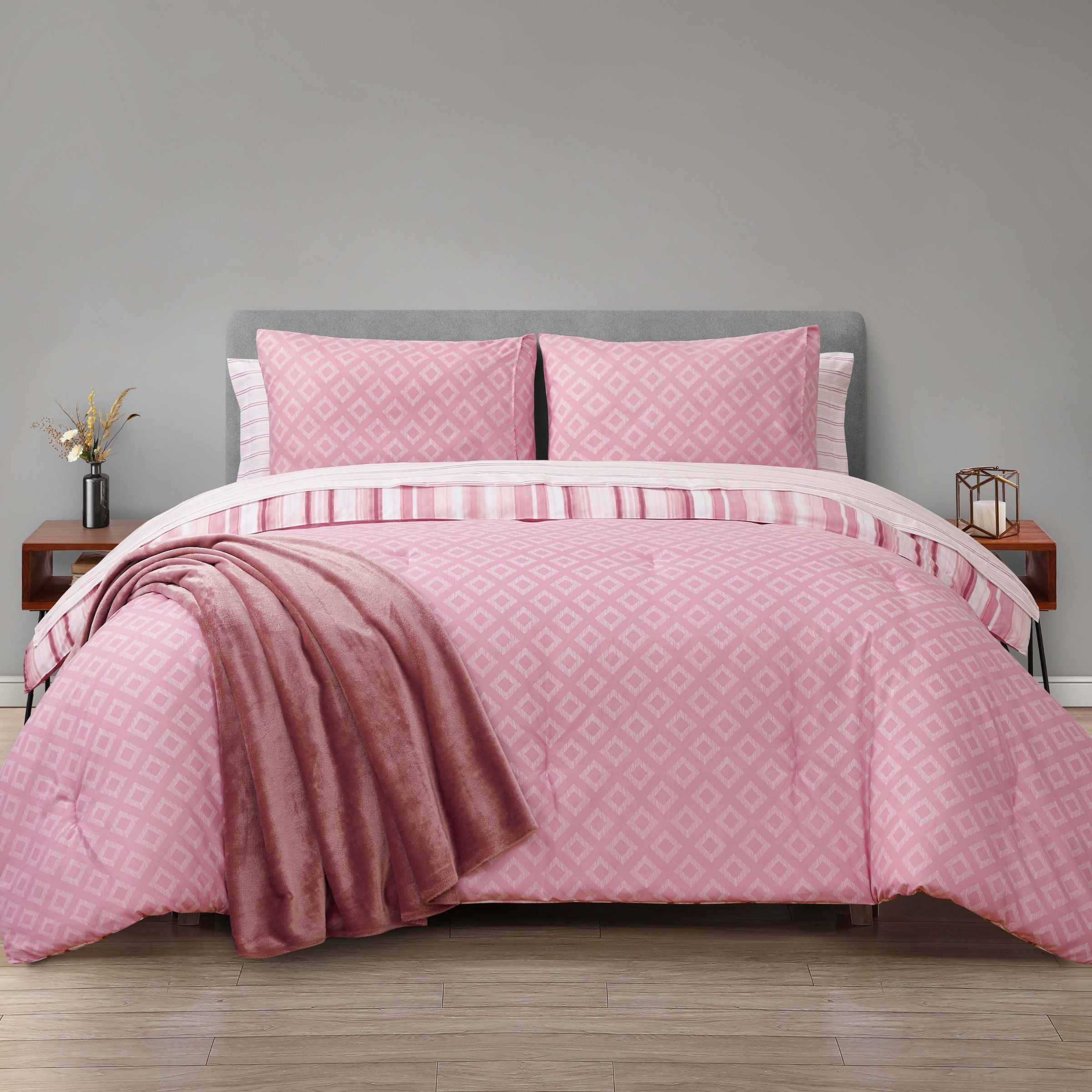 Vienna Stripe 8pc Comforter Set