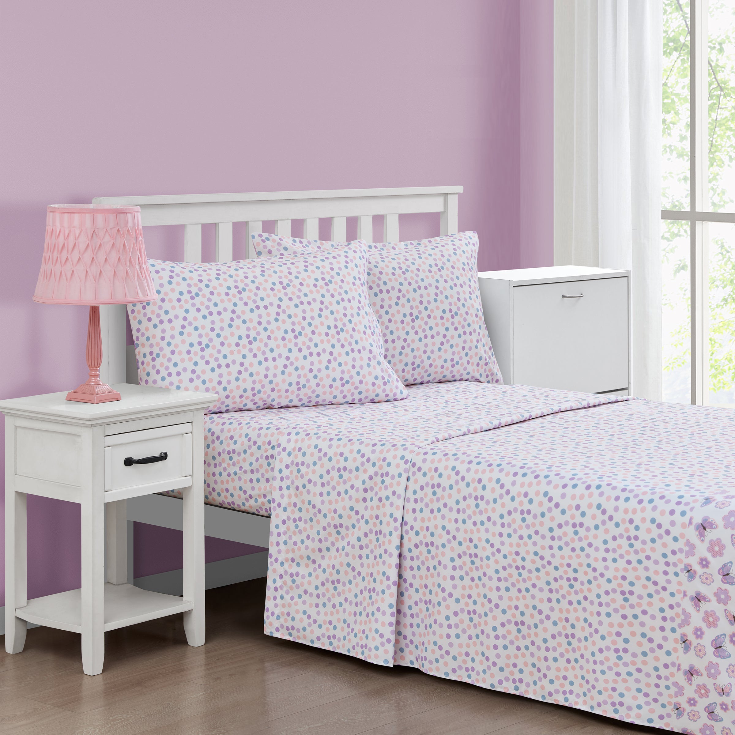 Butterfly Floral Sheet Set