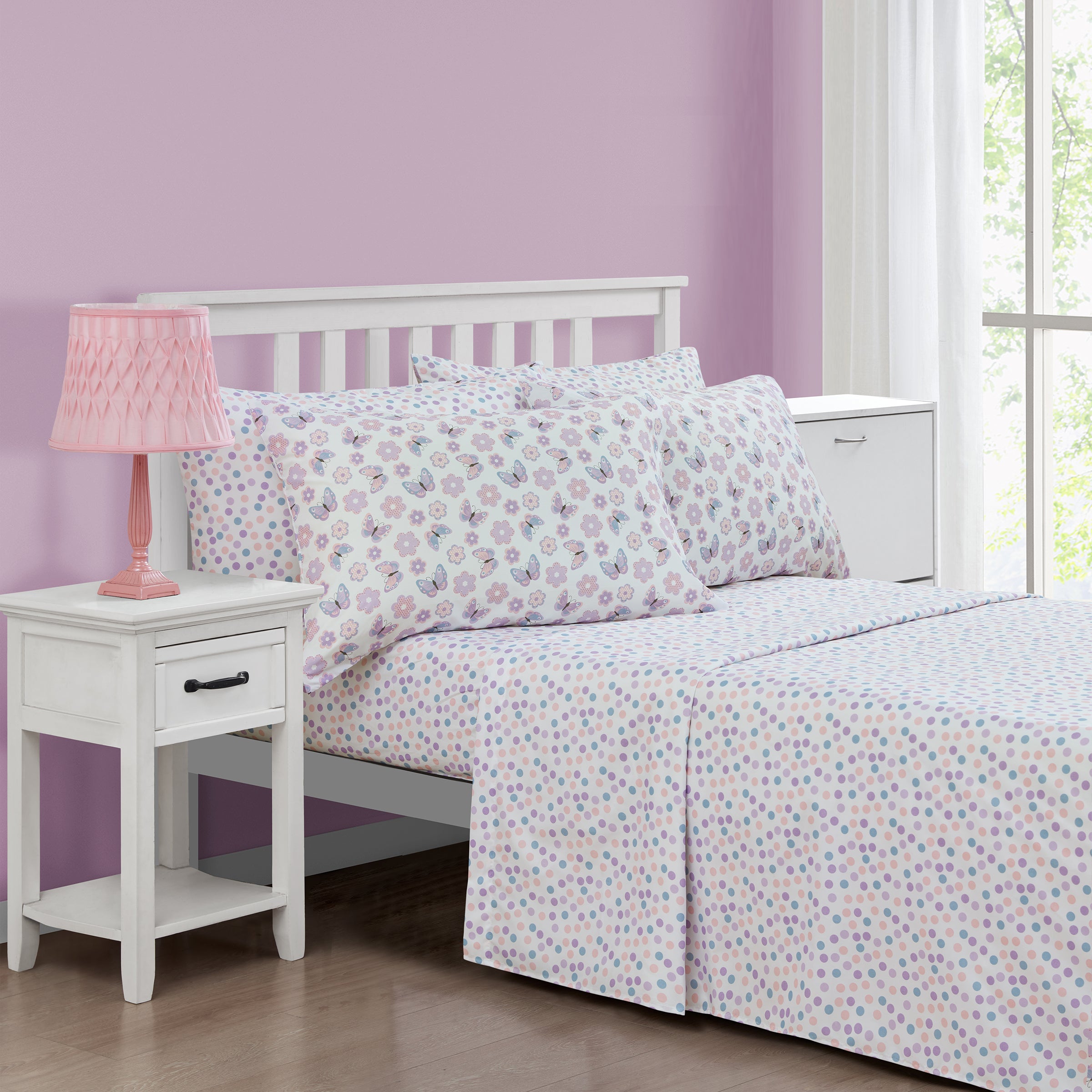 Butterfly Floral Sheet Set