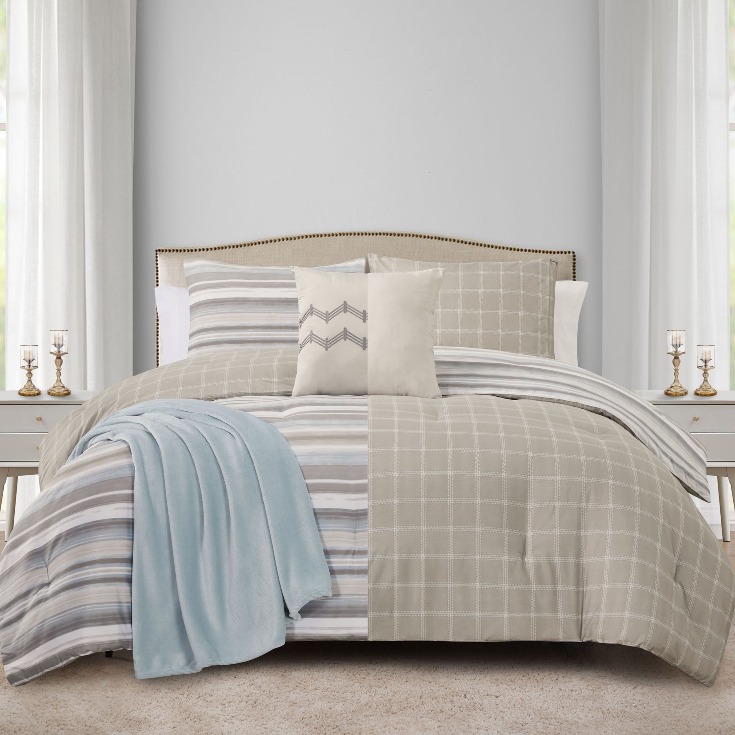 Waitsfield Stripe 5pc Comforter Set