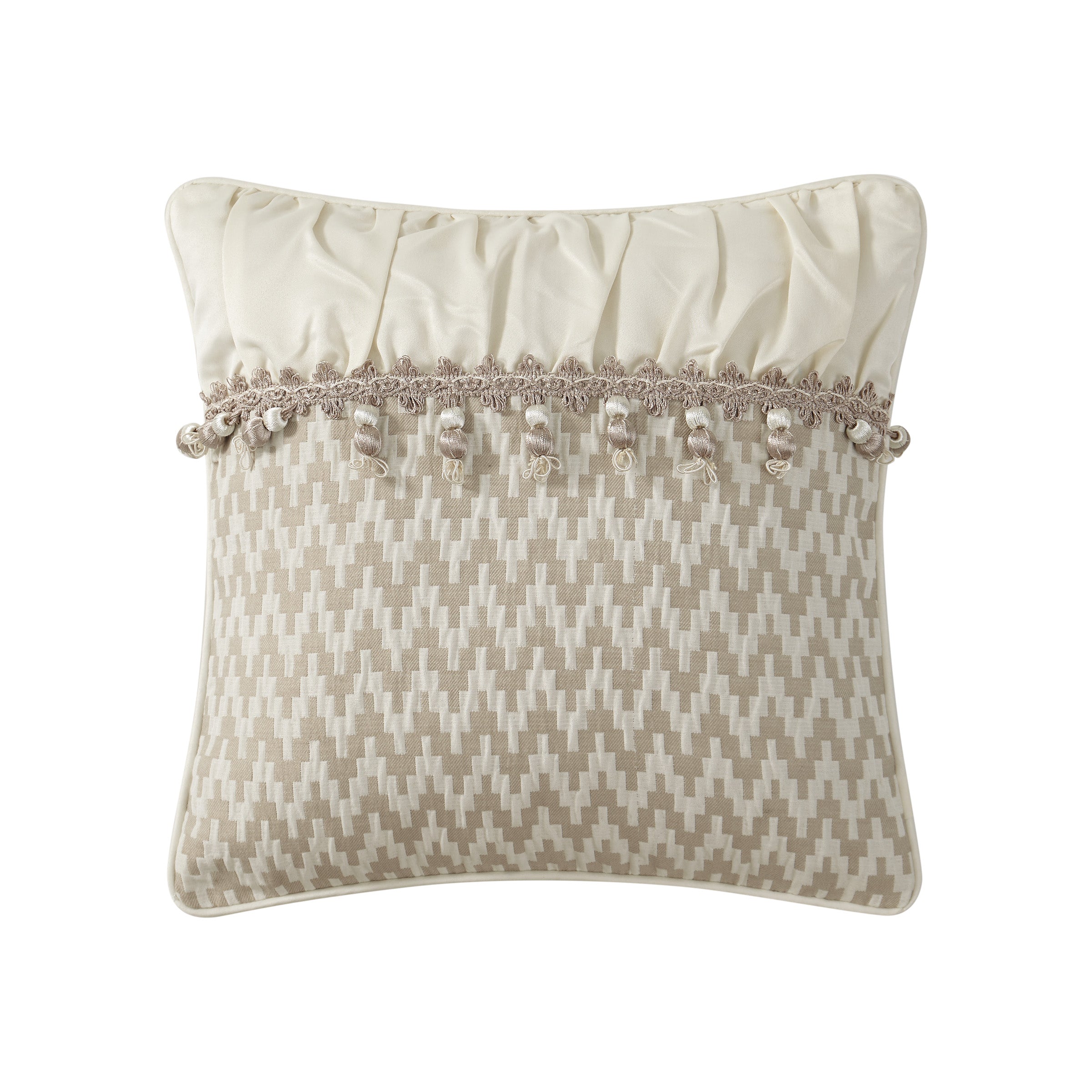 Arderra 4 Piece Ivory Comforter Set