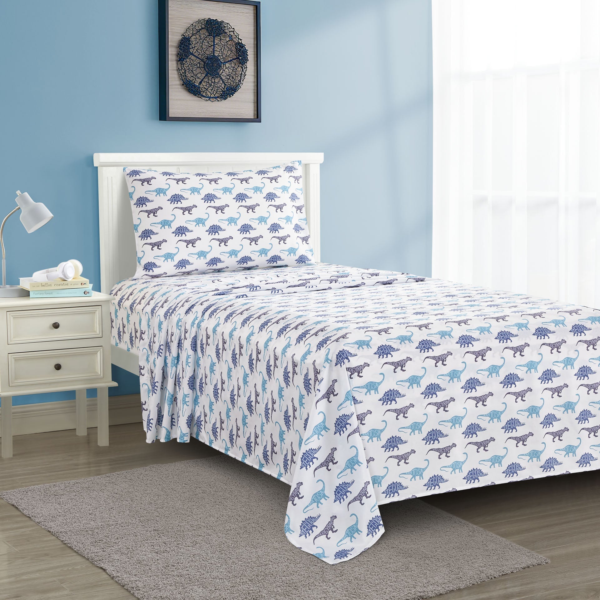 Dino School Sheet Set