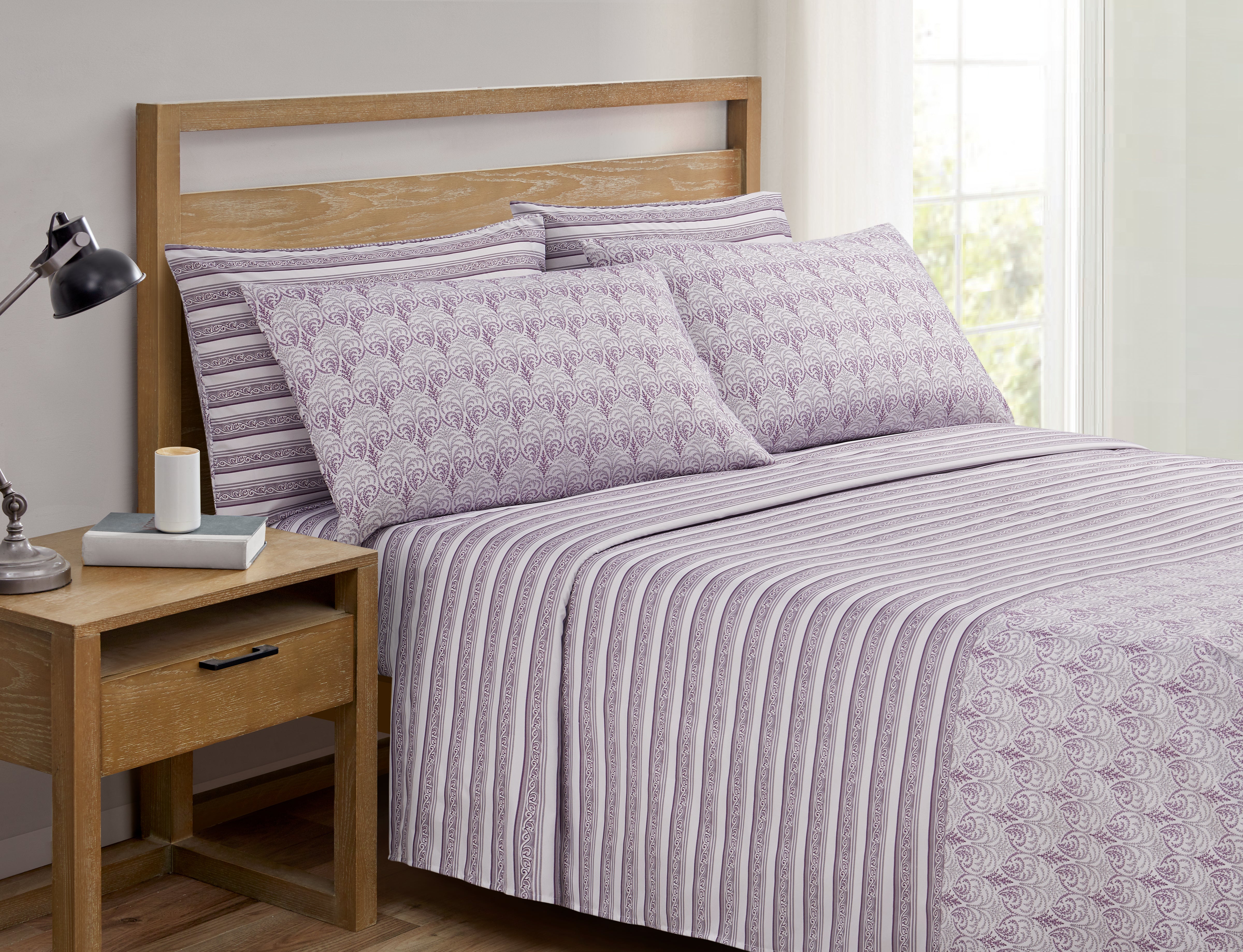 Floral Lavendar Sheet Set