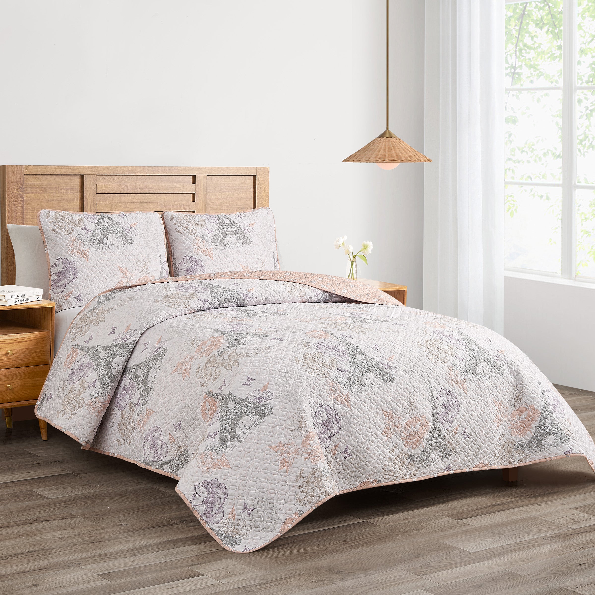 French Riviera 3 Piece Quilt Set