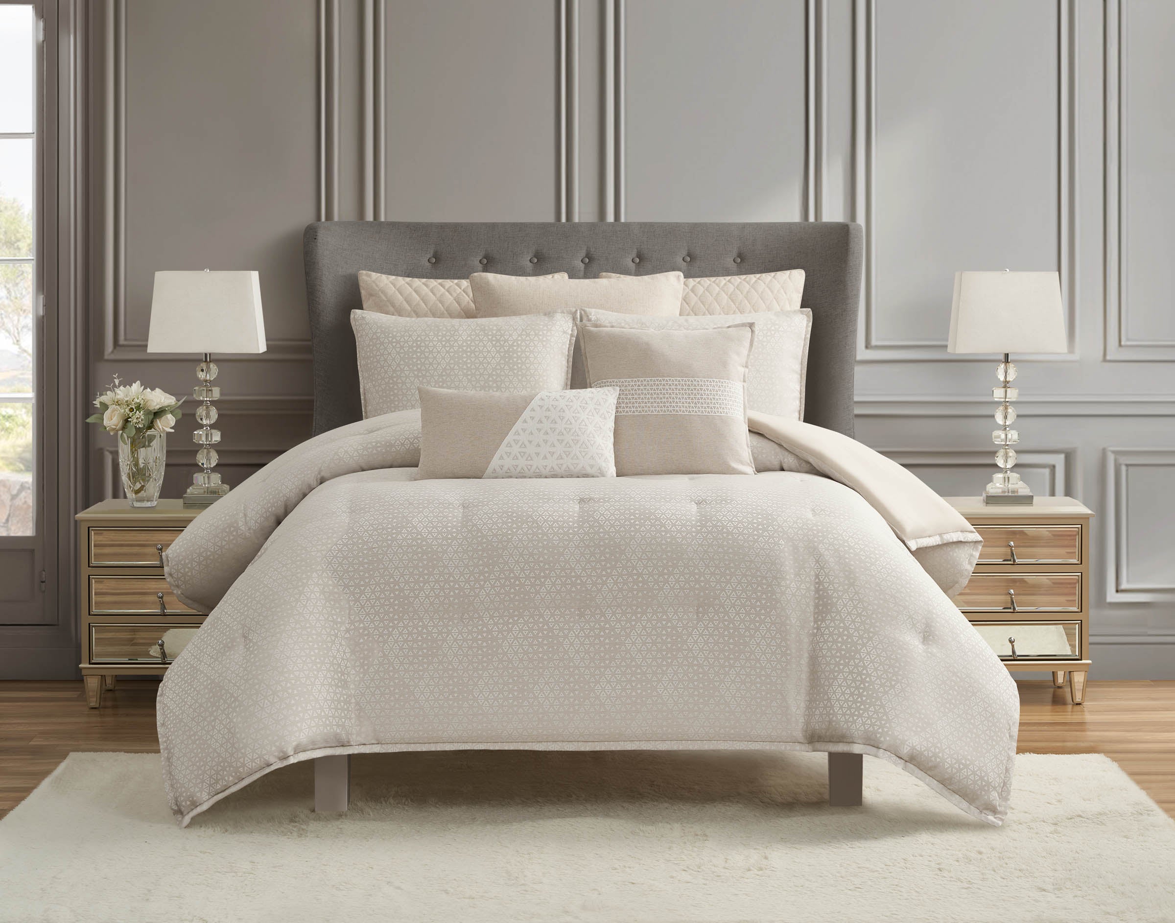 Lauryn Almond 3 Piece Comforter Set