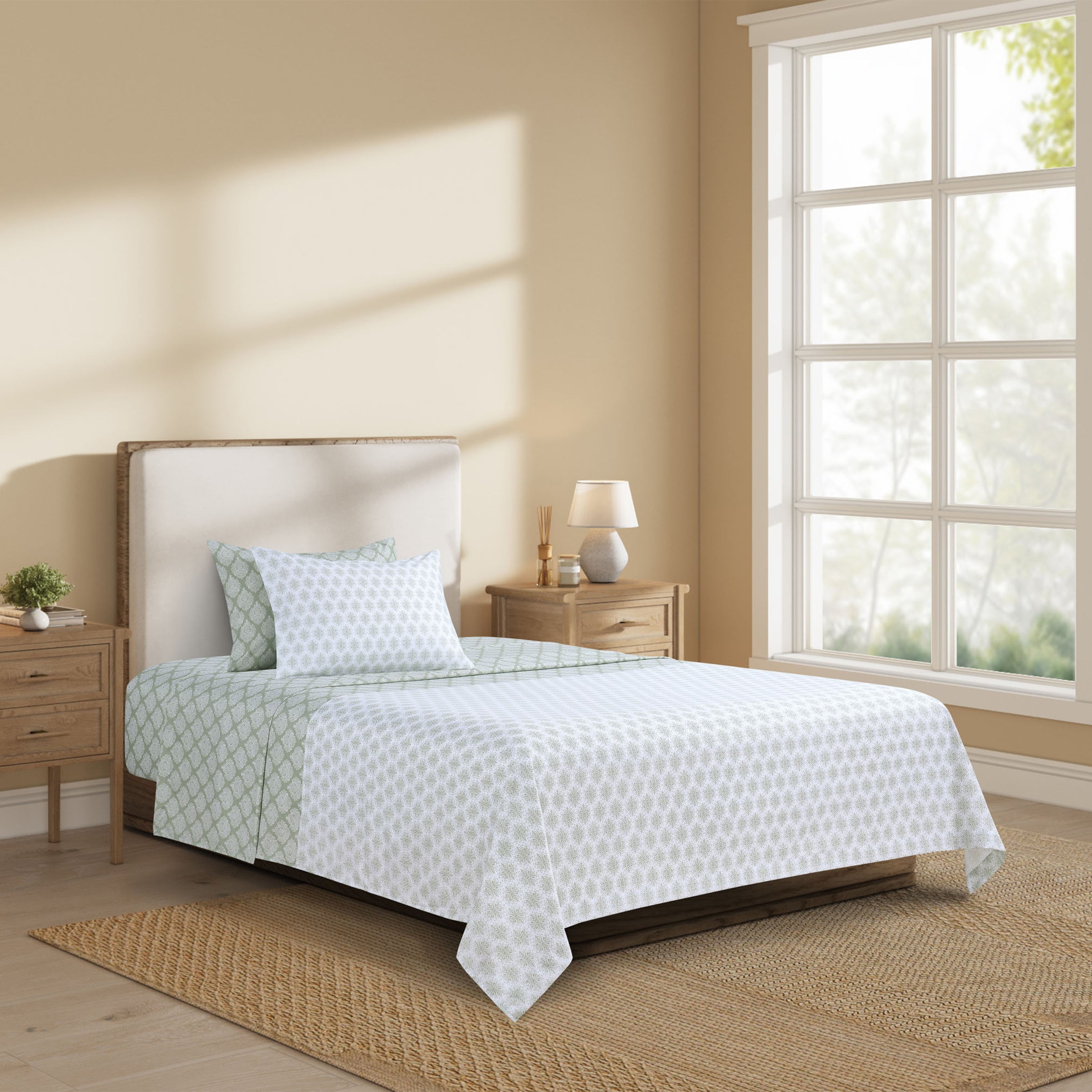 Levin Green Reversible Sheet Set