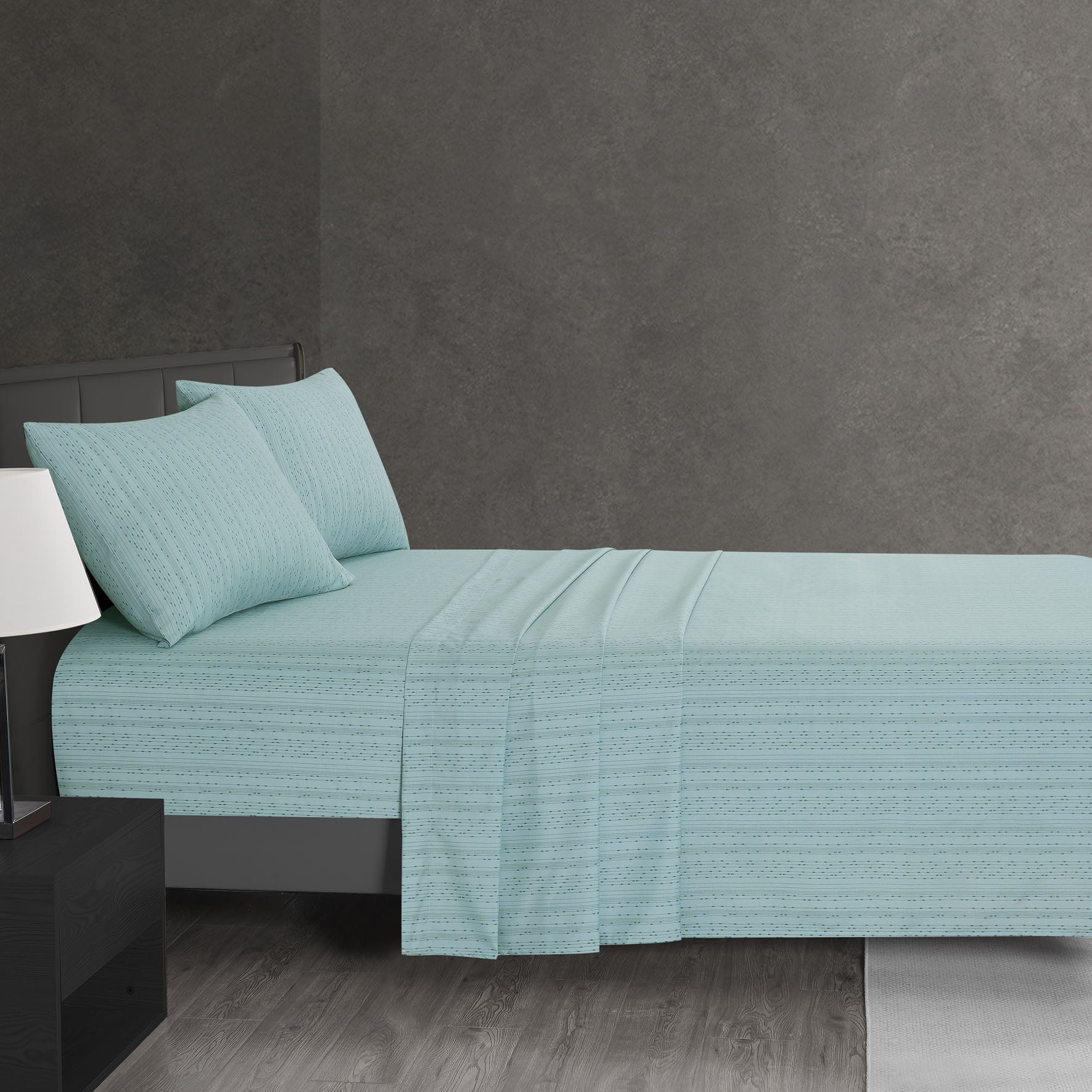 Anna Blue 3/4pc Sheet Set