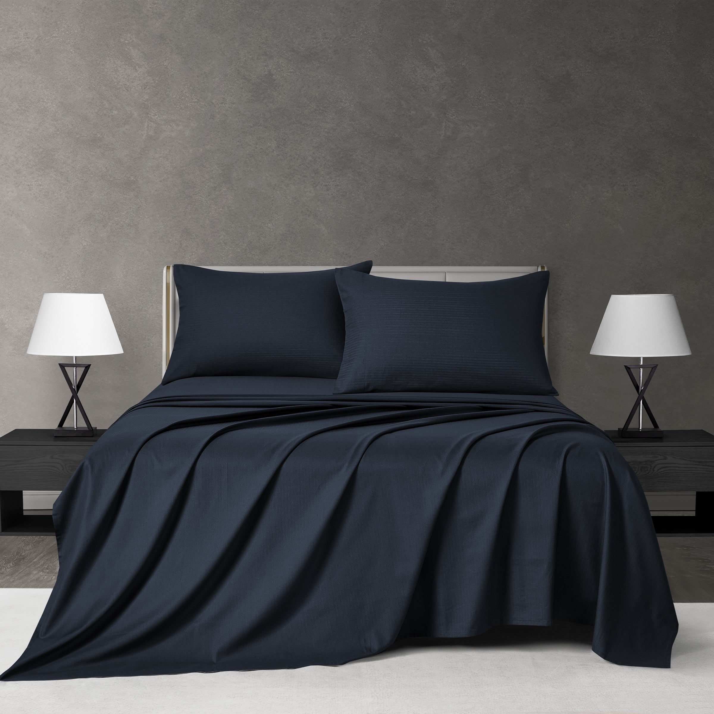 Perry Ellis Herringbone 4pc Sheet Set