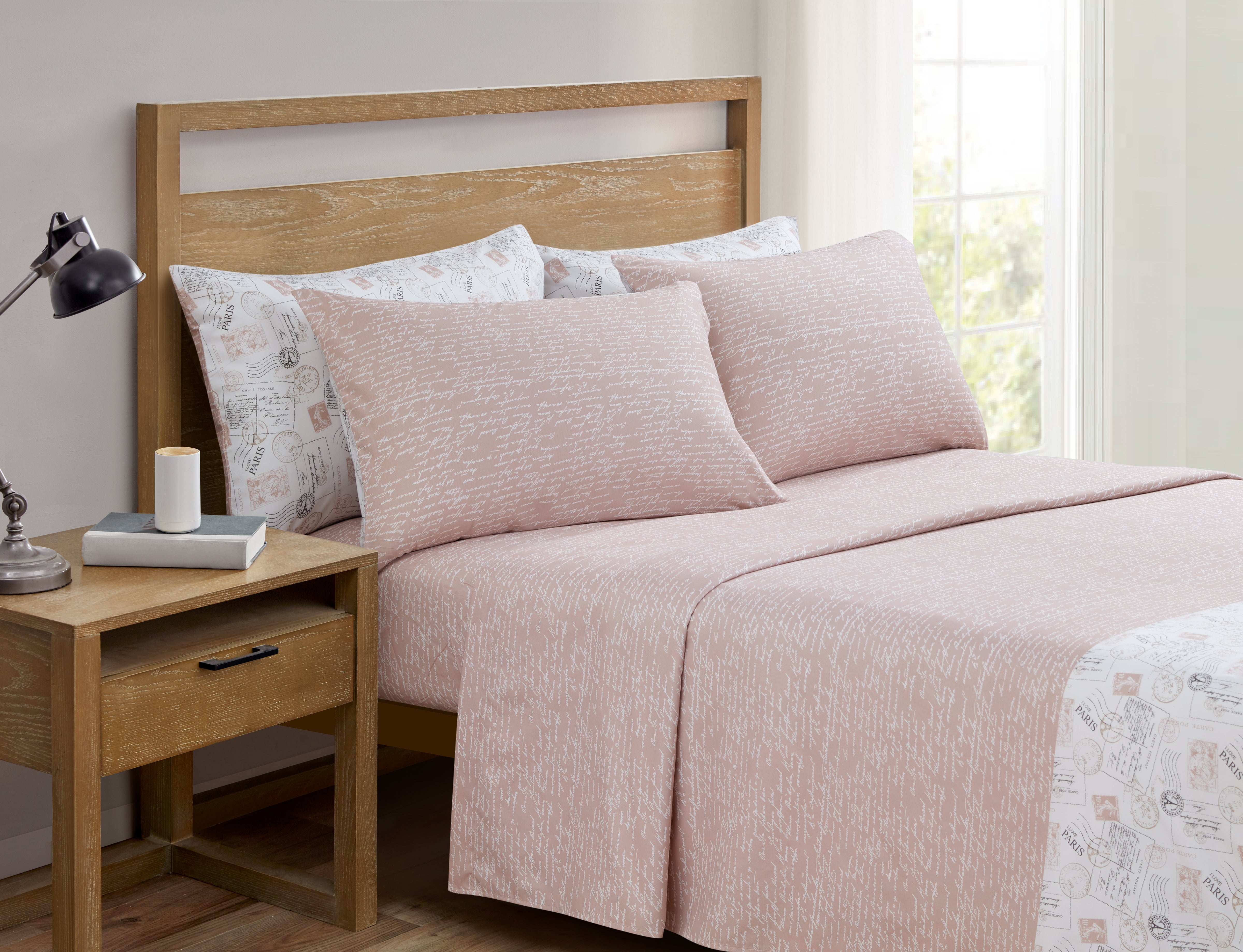 Parisian Stamp Rose Sheet Set