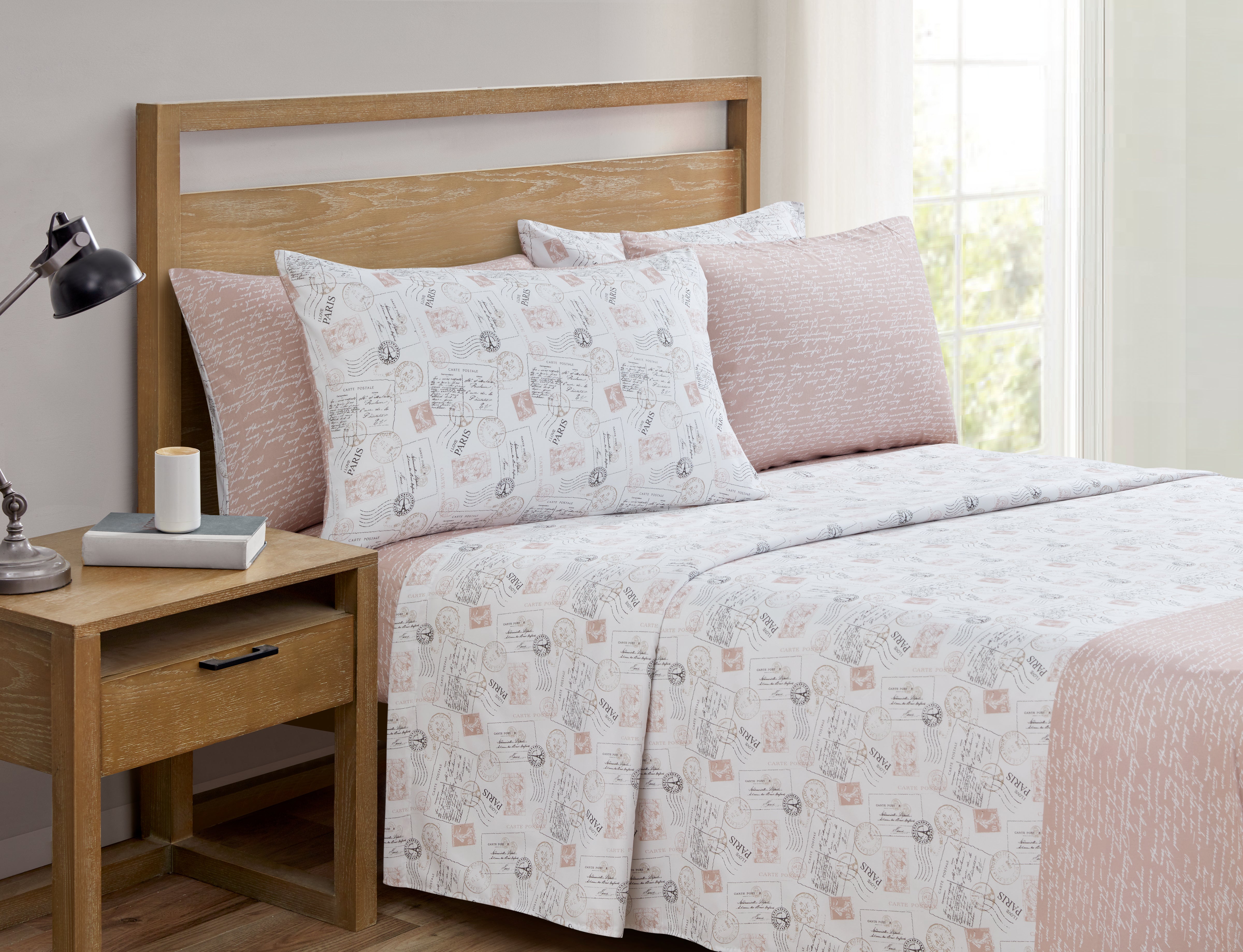 Parisian Stamp Rose Sheet Set