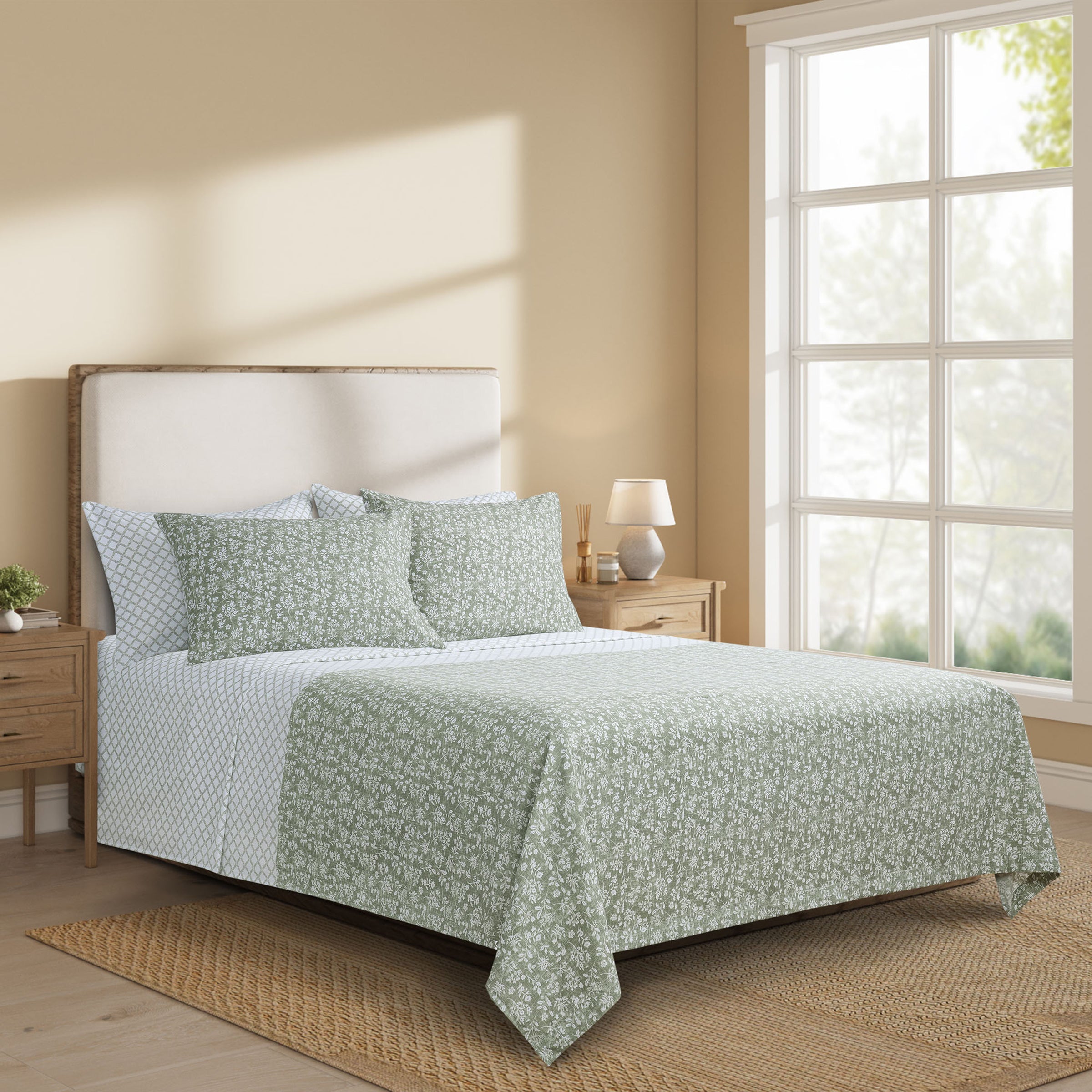 Pergola Tea Reversible Sheet Set
