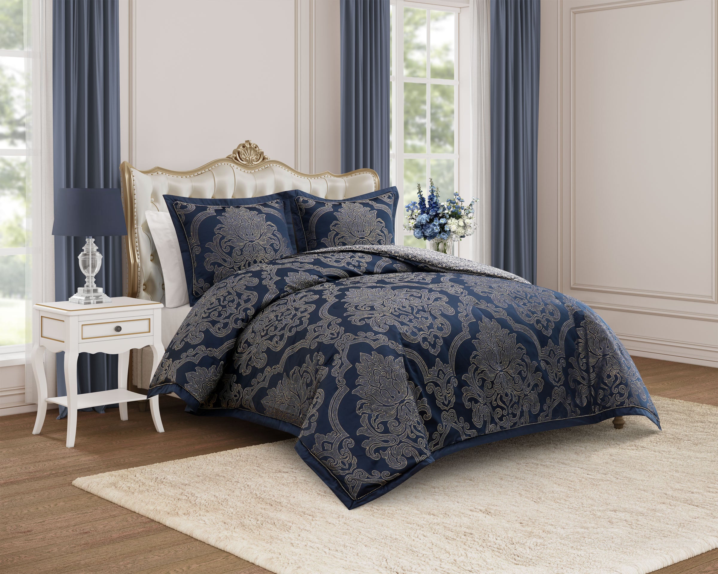 Vaughn 3pc Comforter Set