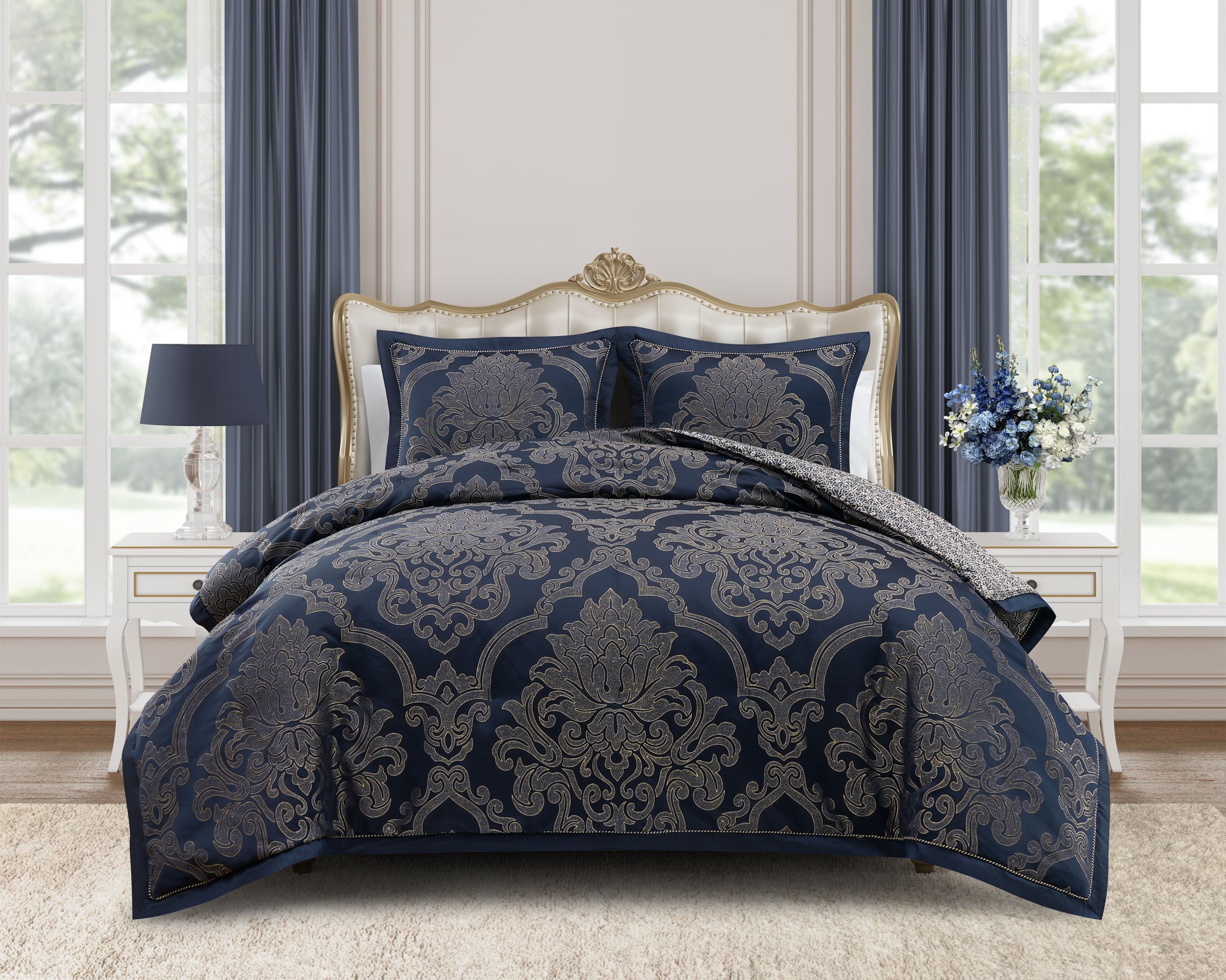 Vaughn 3pc Comforter Set