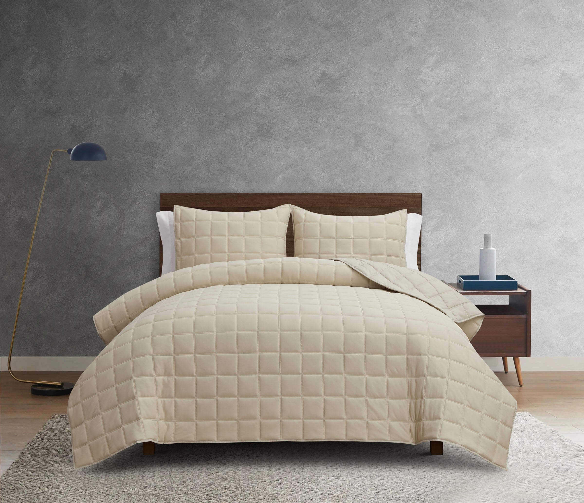 Clarice Cream Quilt Set