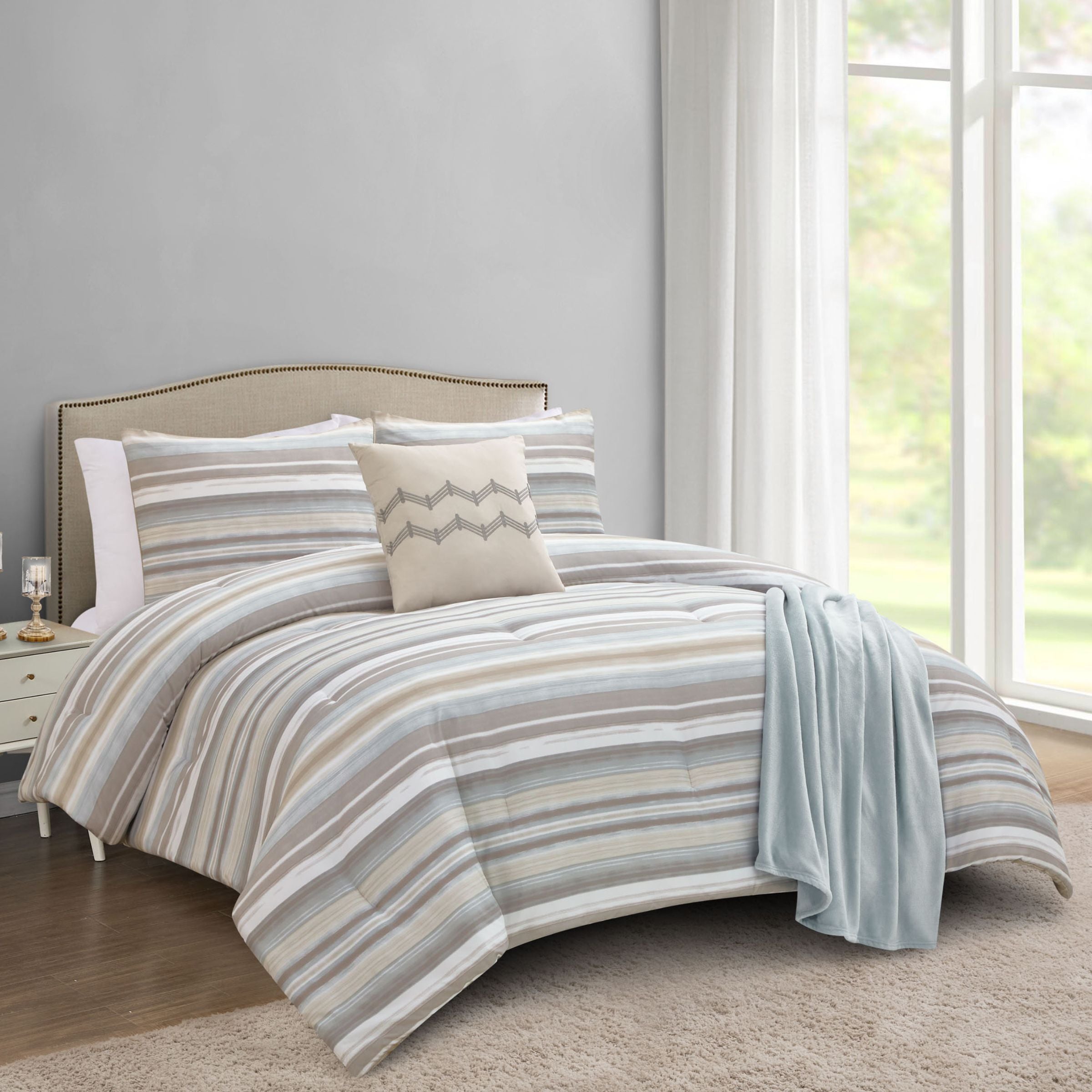 Waitsfield Stripe 5pc Comforter Set