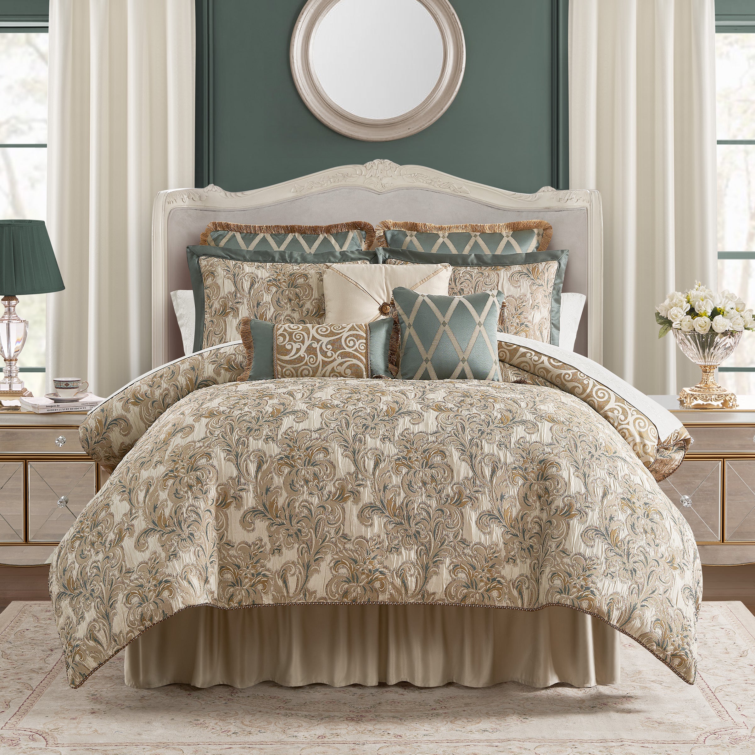 Anora Jade 6 Piece Comforter Set