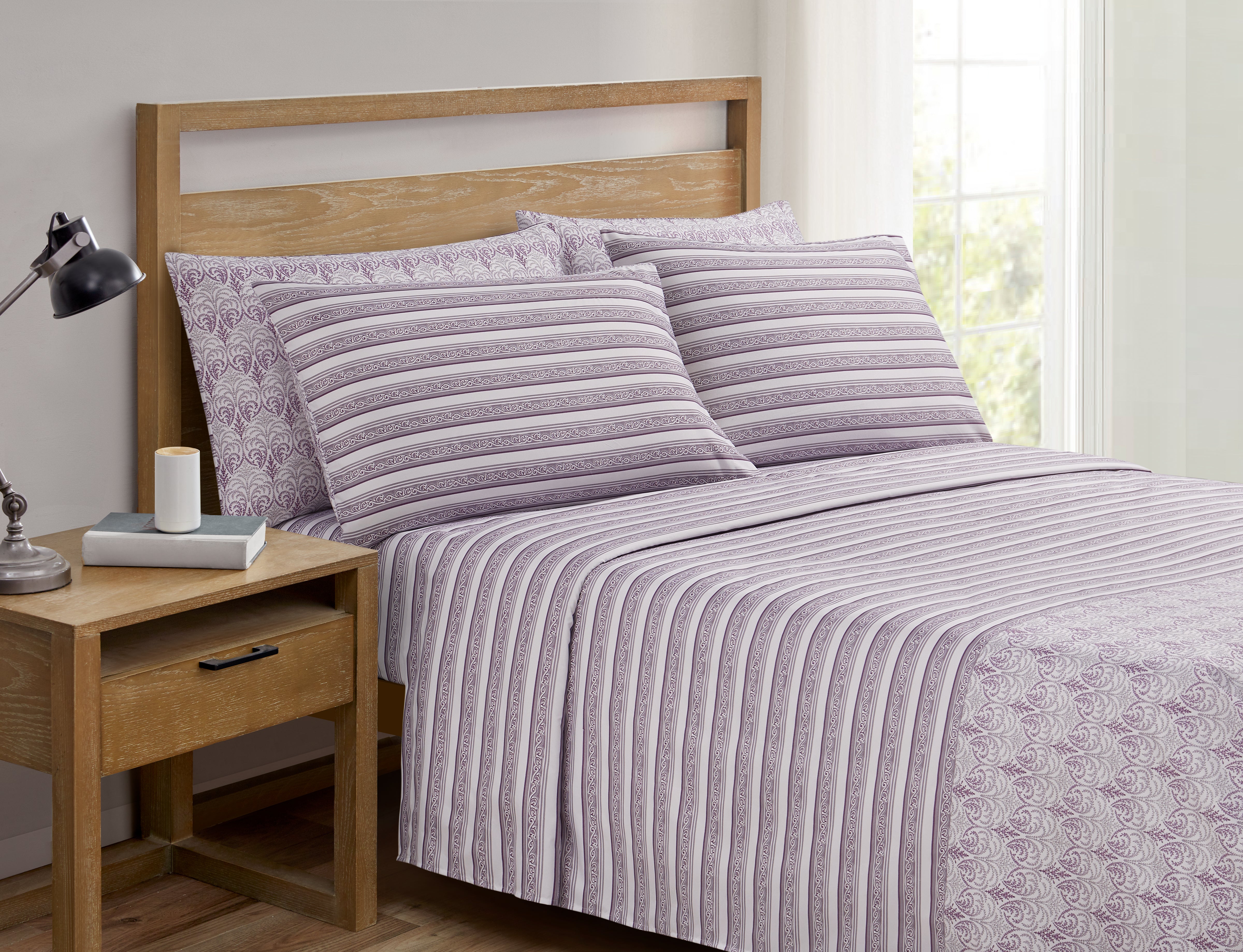 Floral Lavendar Sheet Set