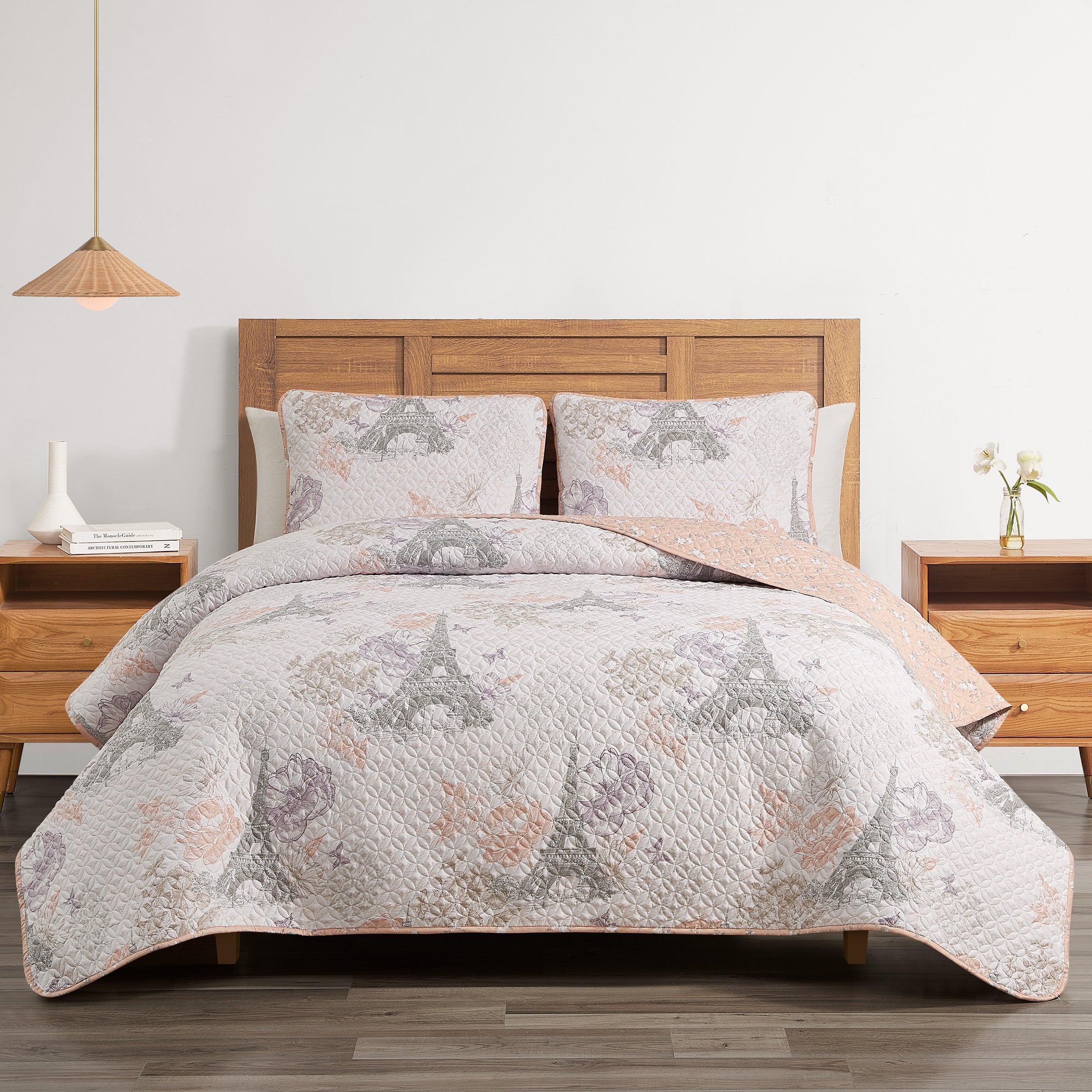 French Riviera 3 Piece Quilt Set