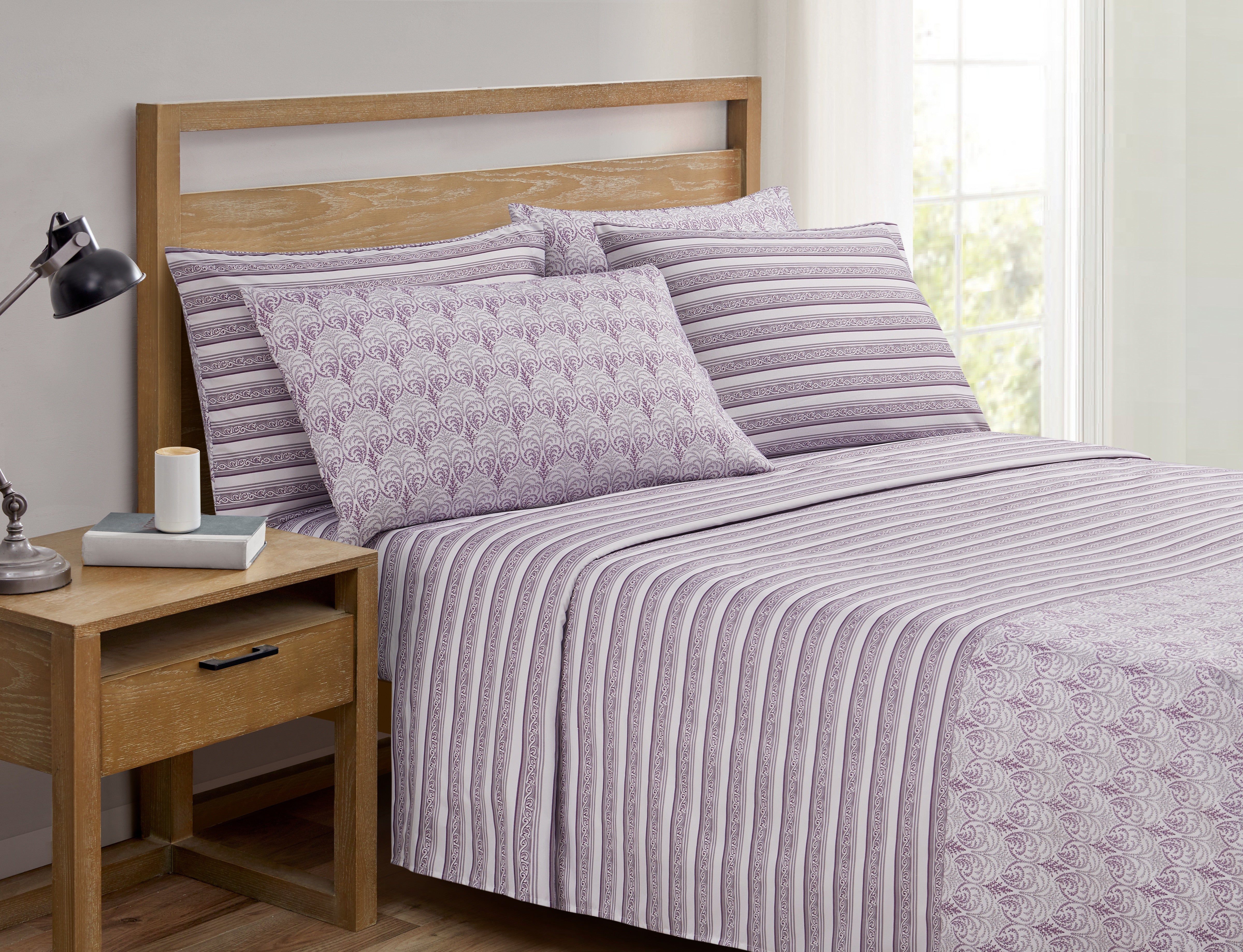 Floral Lavendar Sheet Set