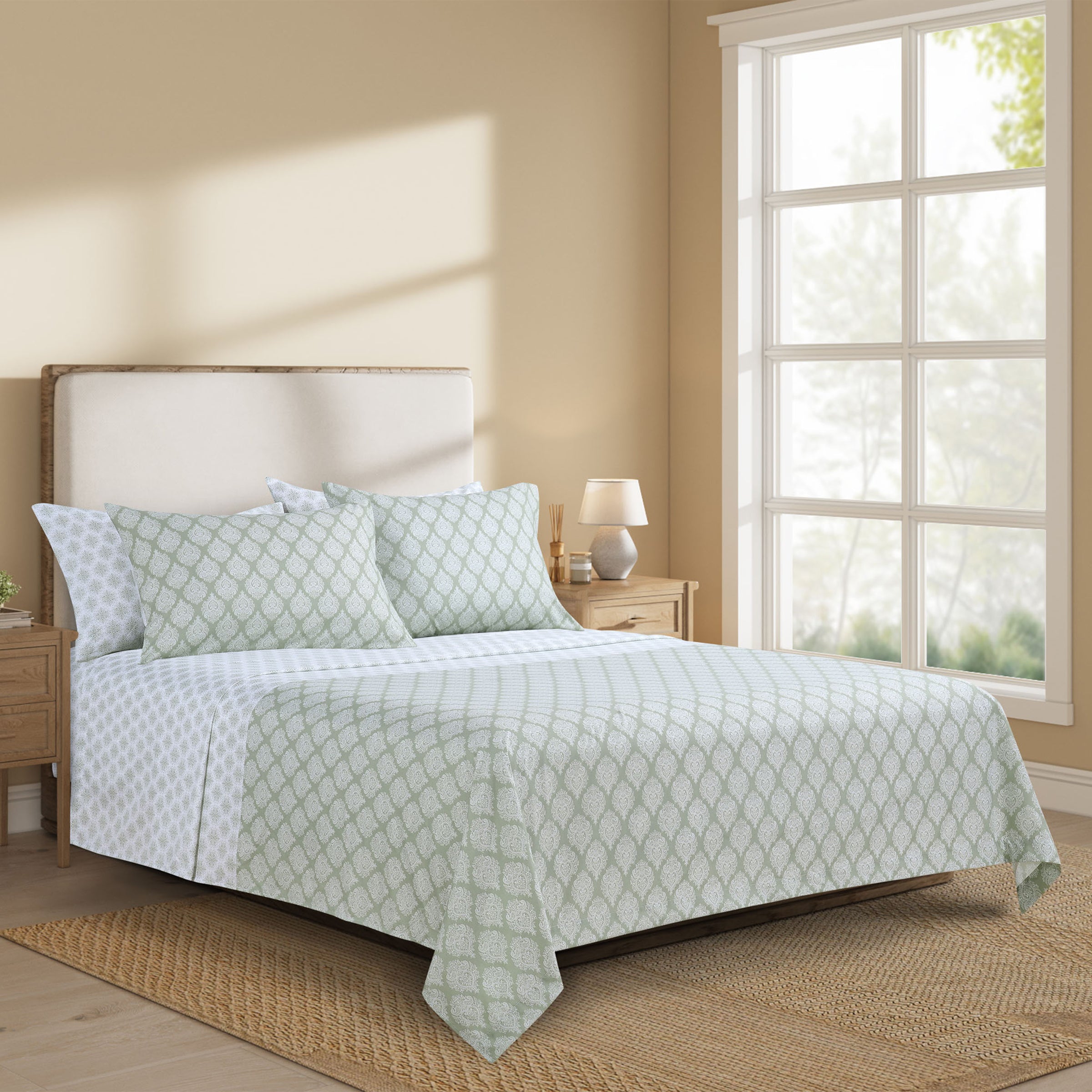 Levin Green Reversible Sheet Set