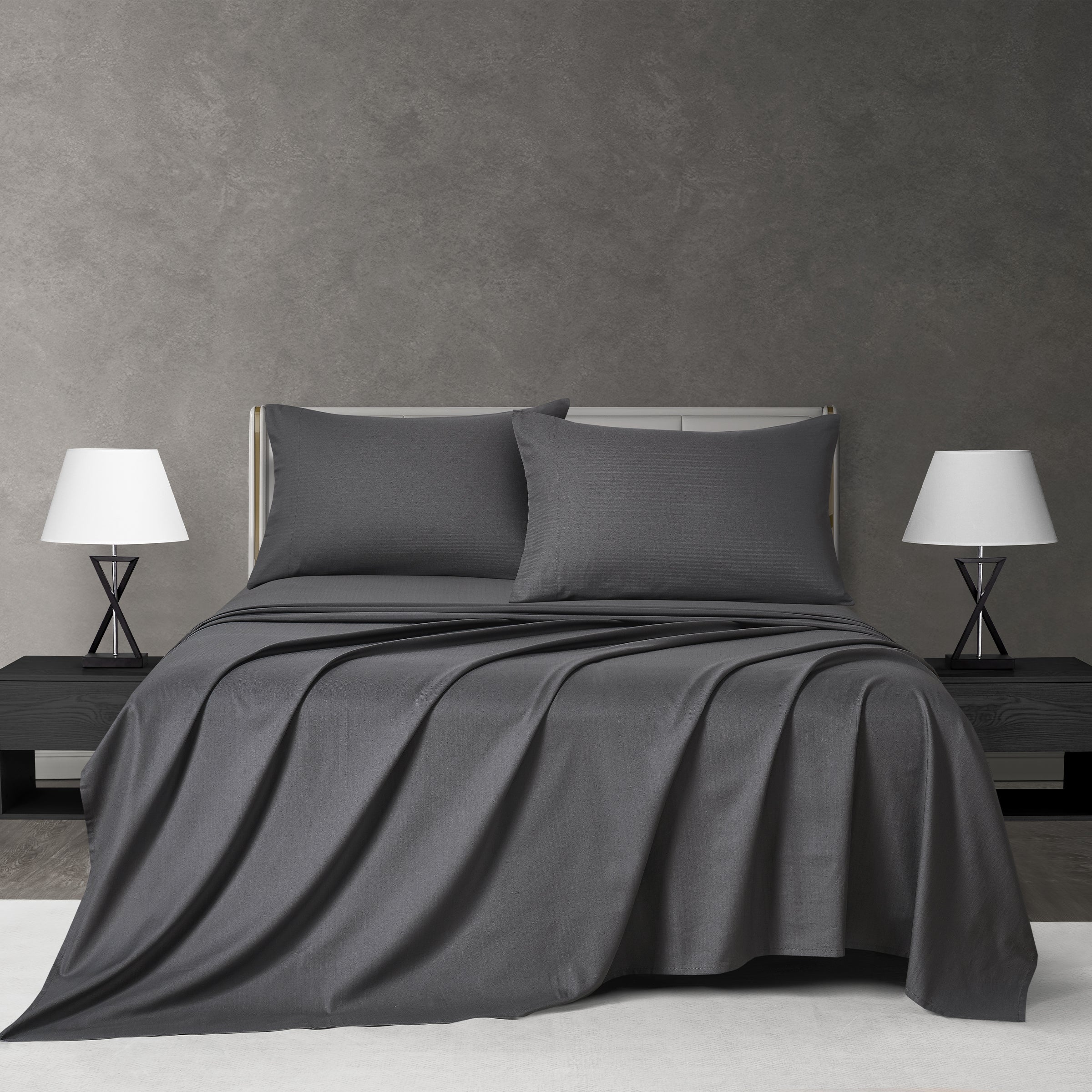 Perry Ellis Herringbone 4pc Sheet Set